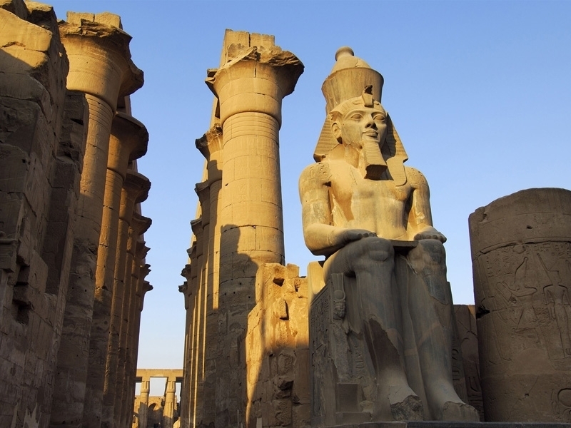 Rameses II Statue, Luxor Temple Rameses II Statue, Luxor Temple